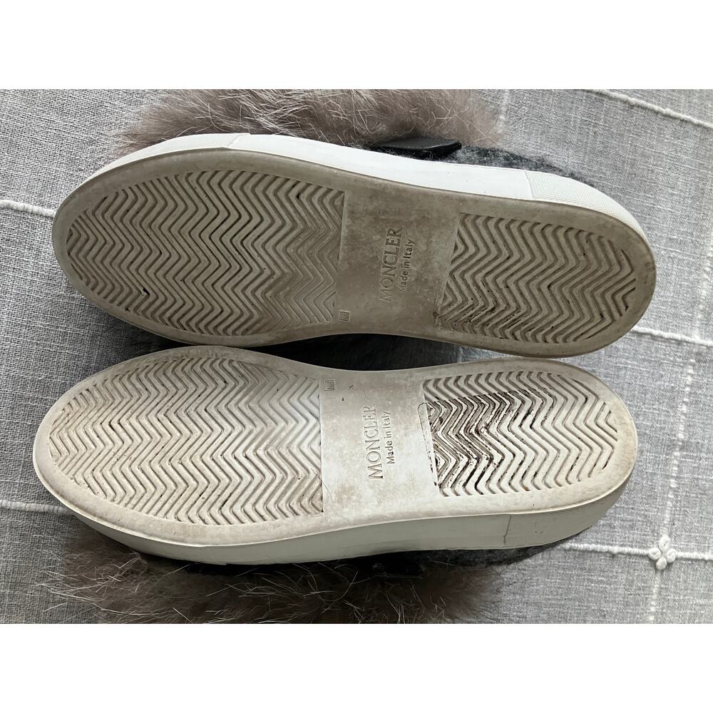 Moncler Victoire Gray Fox Trainers sz 38 - Picture 5 of 8